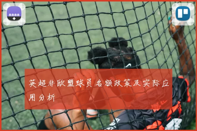英超非欧盟球员名额政策及实际应用分析