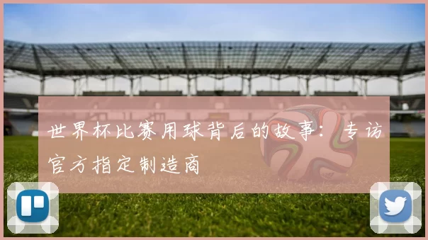 世界杯比赛用球背后的故事：专访官方指定制造商