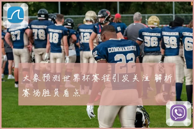 大象预测世界杯赛程引发关注 解析赛场胜负看点