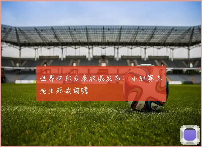 世界杯积分表权威发布：小组赛末轮生死战前瞻